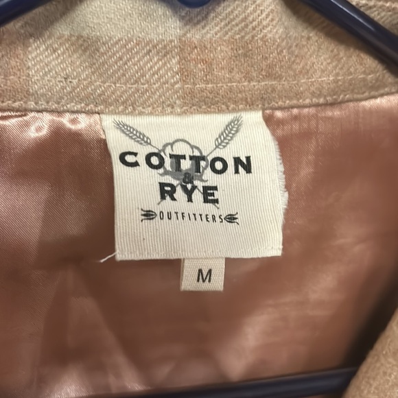 Womens new with tag Cotton Rye outfitters button up shirt jacket - Picture 3 of 7